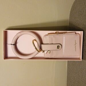 Nanette Lepore Blush Keychain Card Holder